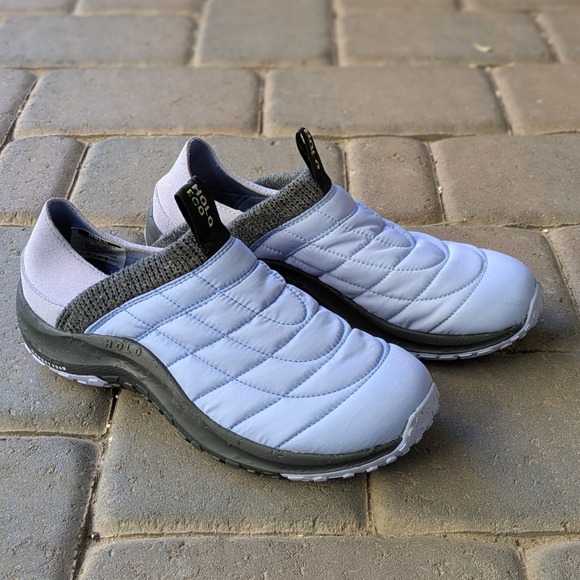 HOLO Eco Footwear Womens Credimus Quilted Mules Slippers Size 9.5 Lavenderr - Picture 1 of 8